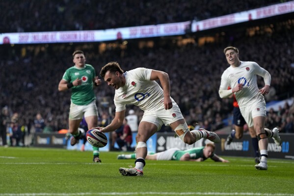 Ireland s Six Nations title bid delayed after losing to England